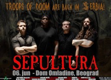 Only for FMS bands! Do you want to support Sepultura in Belgrade!
